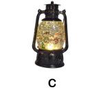 WATER SPINNING SANTA LANTERN C